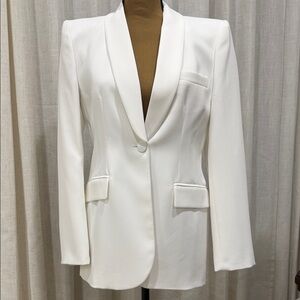 Elegant White Women's Blazer